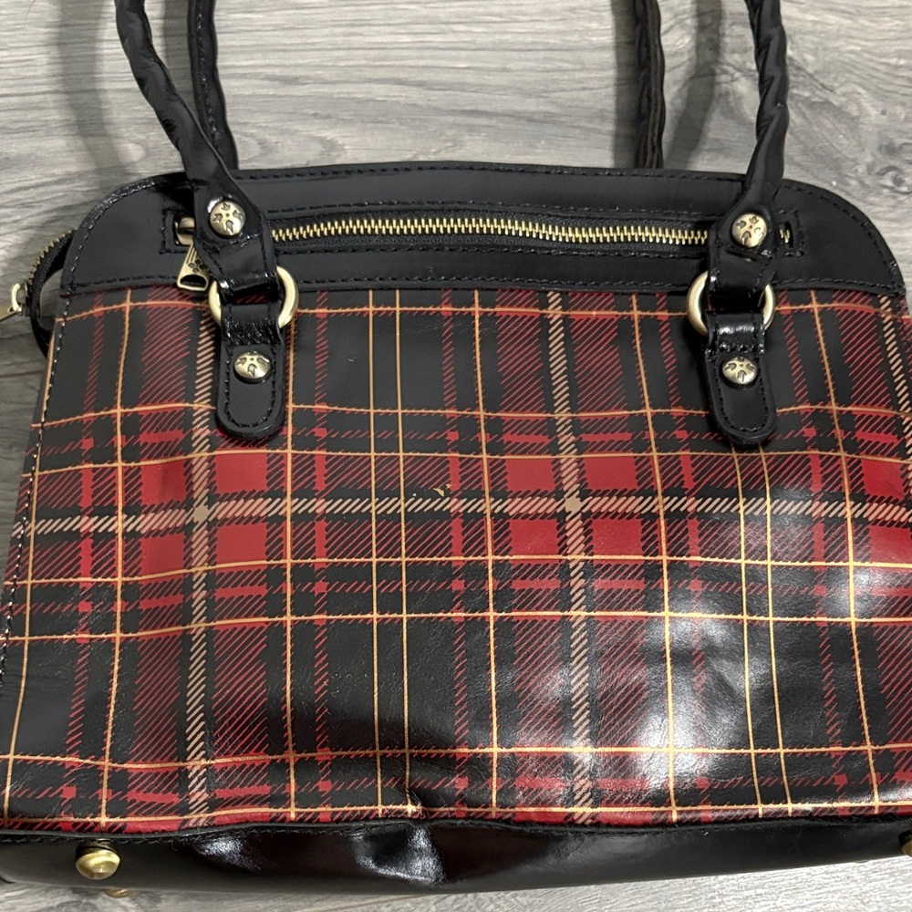 Patricia Nash Tartan Leather Shoulder Bag - Picture 3 of 16
